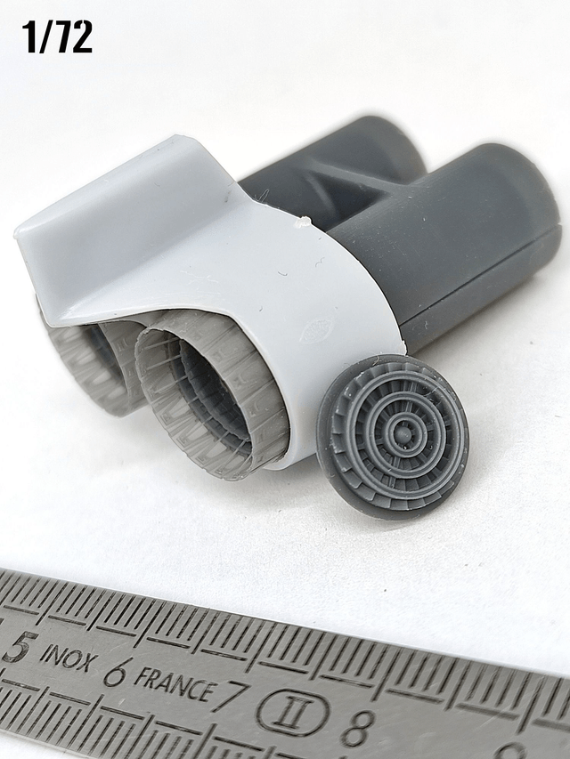 1/72 & 1/48 Mirage IV nozzle for Heller