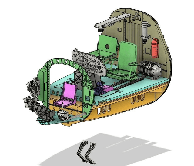 1/48 B-26 Marauder cockpit for ICM
