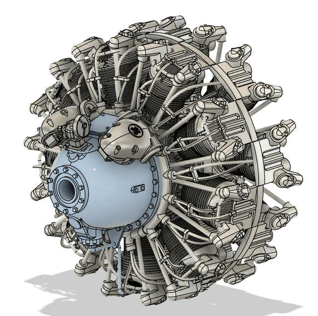 1/48 P-47D/M Thunderbolt engine for Tamiya
