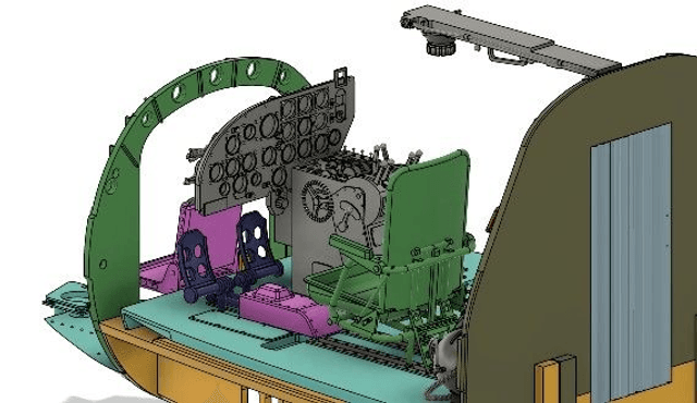 1/48 B-26 Marauder cockpit for ICM