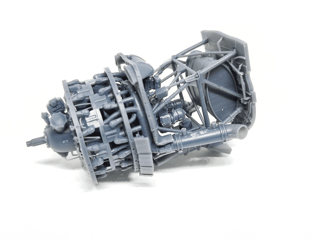 1/48 B-26 Marauder opened engines for ICM