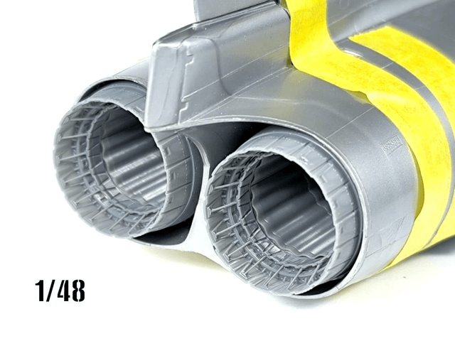 1/72 & 1/48 Mirage IV nozzle for Heller