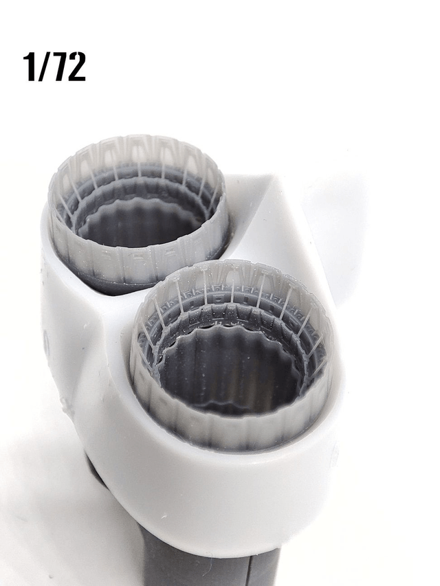 1/72 & 1/48 Mirage IV nozzle for Heller